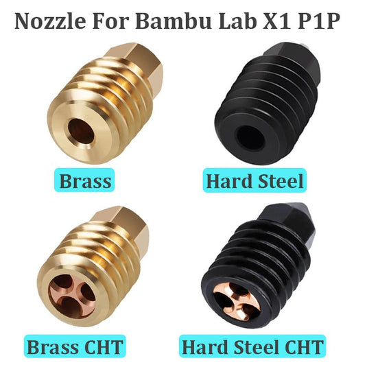 MK8 Nozzle for Bambu Lab X1 / P1P / X1C Hardened Steel(1) - B02258 - Kingroon - ALTWAYLAB