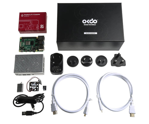OKdo Raspberry Pi 4 8GB Model B Starter Kit (1) - 209-7566 - OKdo - ALTWAYLAB