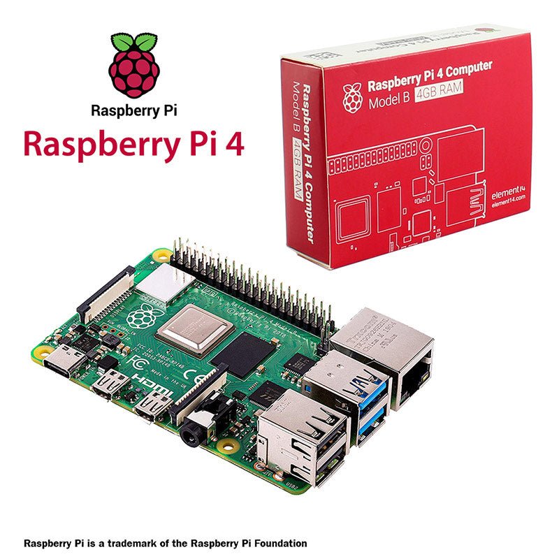 Load image into Gallery viewer, OKdo Raspberry Pi 4 Computer Model B Raspberry Pi 4 Computer 4GB Ram(1) - 182-2096 - OKdo - ALTWAYLAB
