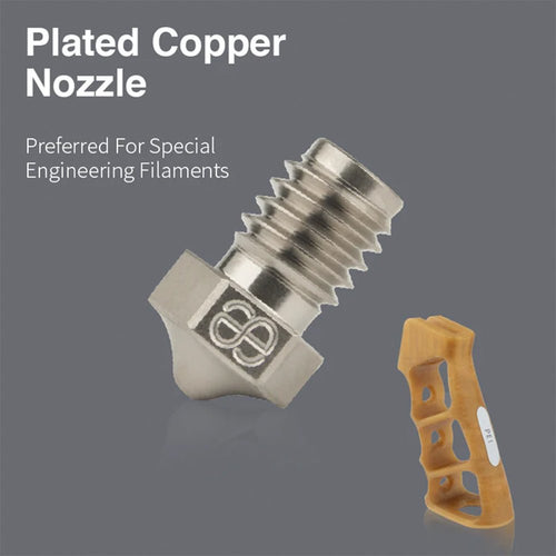Phaetus PS V6 Copper Plated Nozzle 0.4/1.75mm(1) - 1100-07A-15-03-08 - Phaetus - ALTWAYLAB