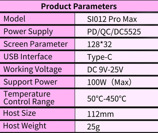 SEQURE SI012 Pro Max Portable OLED Soldering Iron SI012 Pro Max(11) - SI012PROMAXTSB2 - Sequre - ALTWAYLAB