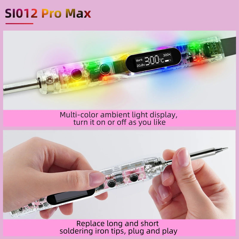 Load image into Gallery viewer, SEQURE SI012 Pro Max Portable OLED Soldering Iron SI012 Pro Max(5) - SI012PROMAXTSB2 - Sequre - ALTWAYLAB
