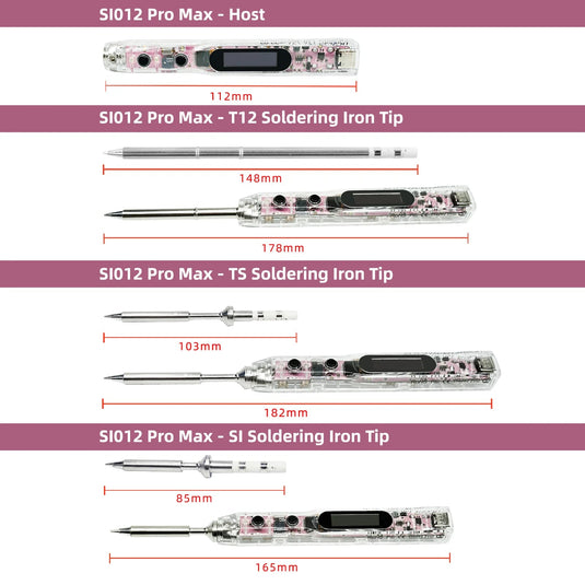 SEQURE SI012 Pro Max Portable OLED Soldering Iron SI012 Pro Max(7) - SI012PROMAXTSB2 - Sequre - ALTWAYLAB