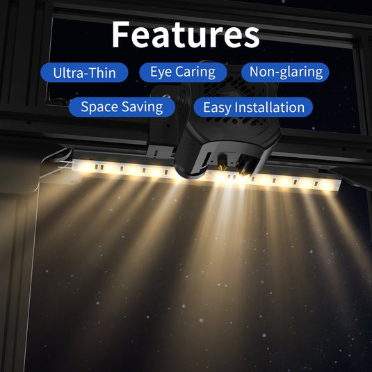 Universal LED Light Bar Upgrade Kit for 3D Printers (10) - B01911 - Kingroon - ALTWAYLAB