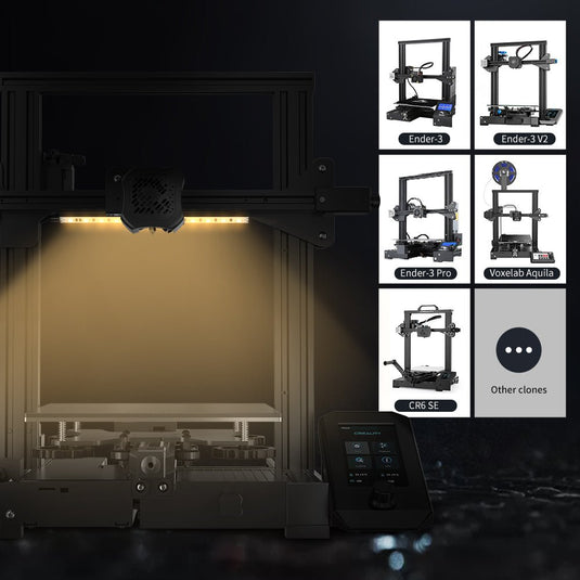 Universal LED Light Bar Upgrade Kit for 3D Printers (12) - B01911 - Kingroon - ALTWAYLAB